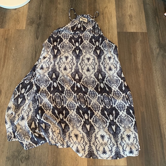Show me your Mumu python strappy dress. Worn once - Picture 1 of 4